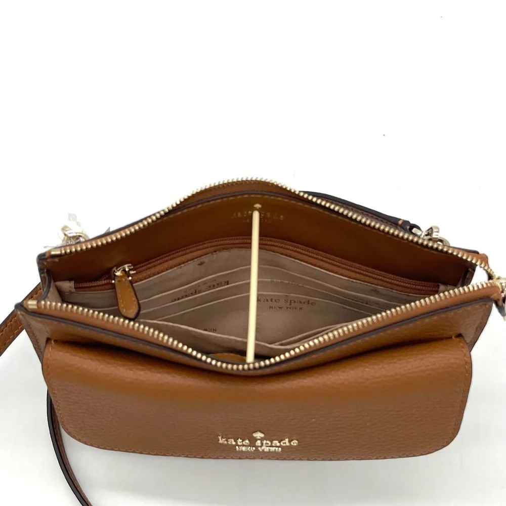 Kate Spade Leila Small Flap Packet Crossbody Bag - Picture 9 of 12